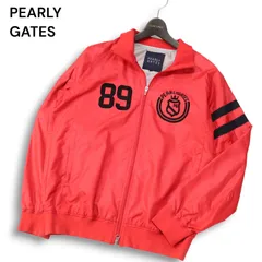 PEARLY GATES - PEARLY GATES パーリーゲイツ ゴルフ 通年 裏地付き★ ウィンドブレーカー ブルゾン ジャケット Sz.4 メンズ PEARLY GATES(パーリーゲイツ) ジャケット・ブルゾン｜中古