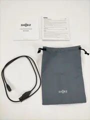 【難あり品】　骨伝導ワイヤレスイヤホン OPENRUN　Shokz　SKZ-EP-000005　ブルー