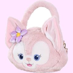 上海ディズニー リーナベル 草編みバック 手編みカゴ 巾着バッグ 夏