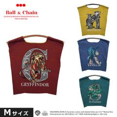 [즉납] [정품] Ball & Chain 볼 앤 체인 해리 포터 M 사이즈 가방 콜라보레이션 쇼핑 가방 에코 가방 토트 백 숄더 자수 선물 A4 hpm