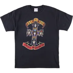 古着 ヘインズ Hanes GUNS N' ROSES ガンズアンドローゼズ ドクロ柄 スカル柄 バンドTシャツ バンT メンズM相当/eaa585072のサムネイル