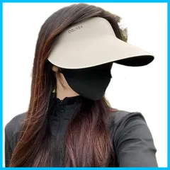 キャップ キャップ アウトドア 男女兼用 秋 夫帽 夏 春 小顔効果 紫外線対策 野球帽 大きめ 日よけ帽子 つば広 日焼け防止 UPF50+ クリーム入り UVカット レディース サンバイザー [MUGEHUA]