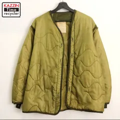 70s USA製 vintage U.S.ARMY  キルティング 中綿 ライナージャケット メンズ 表記Lサイズ