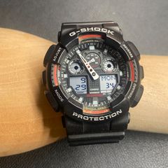 G-SHOCK GA-100BR オレンジ迷彩 カシオ腕時計 - メルカリ