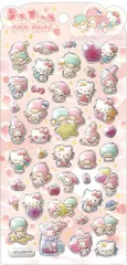 クラックス ハローキティ&リトルツインスターズ&マイメロディ うるちゅるポップシール 259176 SANRIO サンリオ 