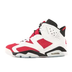【新品】NIKE ナイキ サイズ:27.0cm / AIR JORDAN 6 RETRO CARMINE (2021年製 / CT8529-106) エアジョーダン6 レトロ / ホワイト カーマイン / US9 / ハイカット スニーカー バッシュ