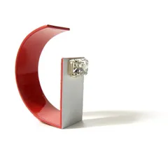 【新品】 ALYSSA NORTON ／ アリッサノートン　バングル ビジュー ストーン ブレスレット 赤 レッド 白 ホワイト TOMORROWLAND トゥモローランド ｜ オールシーズン