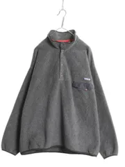 【お得なクーポン配布中!】 00s パタゴニア シンチラ スナップT メンズ XXL 00年製 オールド PATAGONIA フリース ジャケット プルオーバー アウトドア 大きいサイズ 灰