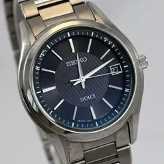 2024年最新】セイコー ドルチェ 電波ソーラー メンズ 腕時計 sadz197 seiko ネイビー 時計 正規品の人気アイテム - メルカリ