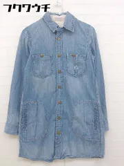 ◇ Lee リー × URBAN RESEARCH ROSSO ロッソ 長袖 ミニ デニム シャツ ワンピース サイズS インディゴ レディース  【1106230001103】