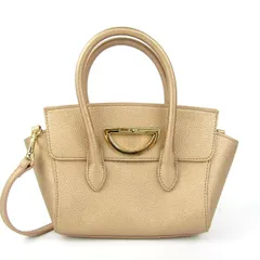 サマンサタバサ ショルダーバッグ 2way ハンドバッグ 鞄 カバン ブランド レディース ゴールド Samantha Thavasa 【中古】