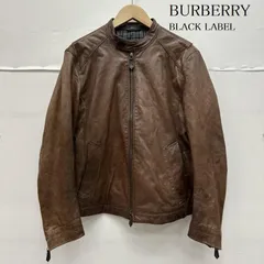 BURBERRY シングルレザージャケット ライダース 羊革 三陽商会 BURBERRY シングルレザージャケット ライダース 羊革 三陽商会