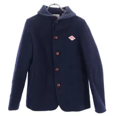 ダントン ウールブレンド ロゴ刺繍 ジャケット 34 ネイビー Danton レディース 【中古】  【221123】 【PD】のサムネイル