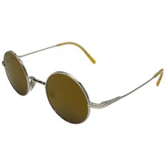 ドルチェ&ガッバーナ ドルガバ D&G DG2168 05/F9 サングラス アイウェア ラウンドフレーム ブラウン イエロー ロゴ DOLCE&GABBANA