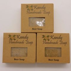 ビール石鹸（110g）by Kandy Handmade Soap