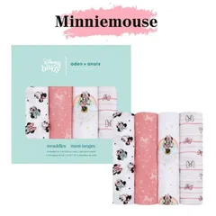 【新品】    ベビータオルケット 【選べる３種類！】エイデンアンドアネイ エッセンシャルズ（aden+anais essentials) ディズニー スワドル（4枚入り）おくるみ ブランケット ミニーマウス ドナルド プーさん ミッキーマウス モスリン モス