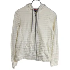 AT300 TOMMY HILFIGER トミーヒルフィガー パーカー スウェット フルジップ フード ホワイト 白系 メンズ XS