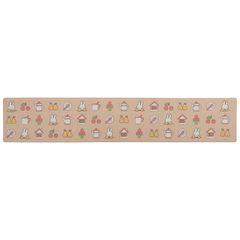 新品 センコー(Senko) ミッフィー アイコン 拭ける PVC キッチンマット 約45×240cm ベージュ キャラ キャラクター アニマル miffy 73196