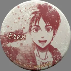 【中古】バッジ・ピンズ エレン・イェーガー オリジナル缶バッジ 「進撃の巨人 東京駅ポップアップストア」 全会場共通購入特典