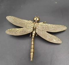 銅製 蜻蛉 茶寵 茶玩 装飾品 工芸品 美術品 置物