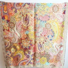 ストール 大判 レディース カラフル エスニック柄 ペイズリー 薄手 軽量 秋 春 夏 ブラウン 茶色 おしゃれ 可愛い サテン 豹柄 フラワー 花柄 柔らかい 冷房対策 ロング 女性 プレゼント ギフト バンダナ柄 ベリーダンス  ゼブラ 膝掛け お洒落