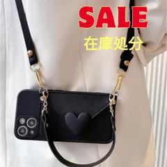 【iPhone15.16シリーズ】 iPhoneケース　ハンドストラップ付き　スマホスタンド　かわいい　ハート　おしゃれ