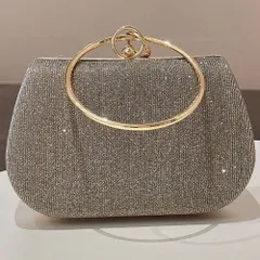 ☆ グレー ☆ パーティーバッグ クラッチバッグ ハンドバッグ 2way パーティーバッグ クラッチバッグ ハンドバッグ レディース 結婚式 成人式 パーティバッグ パーティーバック バック おしゃれ きれいめ ハンドバック クラッチバック 上品 二次会