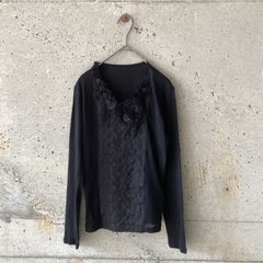 ヒロコビズHIROKO BIS黒パワーネットトップス11号