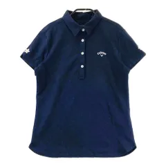 サイズ：L CALLAWAY キャロウェイ  半袖ポロシャツ 花柄 ネイビー系 [240101410735]# ゴルフウェア レディース ストスト