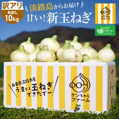 《訳あり》ひょうご安心ブランド認証　淡路島新たまねぎ　10kg【兵庫県淡路島産】