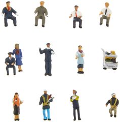 【特価商品】トミーテック ジオコレ 情景コレクション ザ・人間102 働く人々 鉄道 ・バス ジオラマ用品