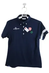 【美品】FILA GOLF(フィラゴルフ) ポロシャツ ネイビー レディース L ゴルフ用品 2504-0587 中古