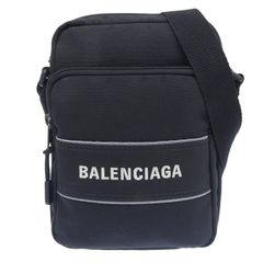バレンシアガ BALENCIAGA スポーツメッセンジャーバッグ ショルダーバッグ ナイロン ブラック 638657 中古 新入荷 OB2452
