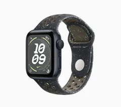 「新品」Apple Watch SE 第2世代 GPSモデル 40mm ミッドナイトアルミニウムケース MA9A4J/A-MC2A4FE/A(Size:M/L)