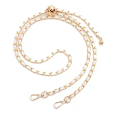 【迅速発送】サムコス チェーン ストラップ 調整可能 ショルダー クロスボディバッグ用 付け替え 120 CM