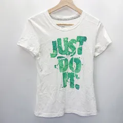 ◇ NIKE ナイキ DRI-FIT 半袖 Tシャツ サイズM ホワイト レディース E  【1407180010079】