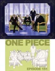 【中古】紙製品 集合(五老星) メモリアルアート 「一番くじ ワンピース The Throne of Power」 G-9賞