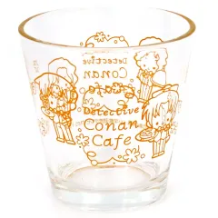 【中古】グラス デザインＣ(オレンジ) ミニグラス 「セガ ラッキーくじオンライン 名探偵コナンカフェ -ガーデンパーティー」 C-3賞
