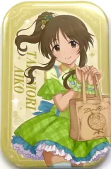 【中古】バッジ・ビンズ 高森藍子+(ぽかぽかエコロジー) スクエア缶バッジ 「コトブキヤくじ アイドルマスター シンデレラガールズ stage03」 D-12賞