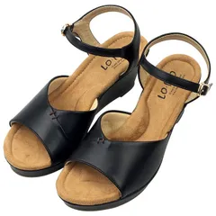 サンダル ブラック レディース 厚底 ウェッジソール ウェッジヒール ネックストラップ アンクルストラップ オープントゥ 快適 屈曲 靴 婦人靴 夏 リゾート 美脚