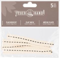 ランタン メンテナンス 修理 フュアーハンド(FEUERHAND) 取替 FEUERHAND専用 ウィック 12.5mm×120mm 5本入り 13299