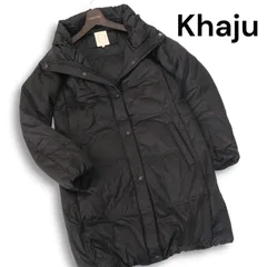 Khaju カージュ SHIPS シップス 秋冬★ スタンドカラー ダウン コート Sz.36 レディース 黒のサムネイル