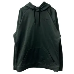 NIKE ロゴスウェット トレーナー L ダークグリーン ナイキ フーディー プルオーバー ラグラン トップス 古着卸 アメリカ仕入 a709-6344