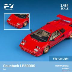 Finclassically 1/64 Lamborghini Countach Lp5000 S Red FY64061