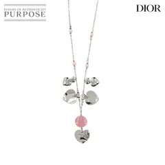 クリスチャン ディオール Christian Dior ハート モチーフ ネックレス シルバー アクセサリー Necklace 90292009