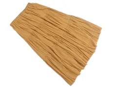 earth music&ecology アースミュージック＆エコロジー プリーツ スカート sizeF/ベージュ ■■ レディース