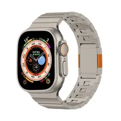 アップルウォッチバンド（Apple Watchバンド）スマートマグネティックバンド【チタンオレンジ】42mm/44mm/45mm/46mm/49mm対応 [BELTIES]