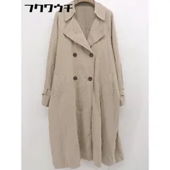 ◇ ◎ fifth フィフス ベルト付 長袖 トレンチ コート サイズM ベージュ レディース  【中古】 【1107280004465】のサムネイル