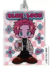 【中古】キーホルダー 糸師冴 「ブルーロック in 東京タワー 描き起こしミニキャライラスト アクリルキーホルダーコレクション」