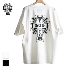【新品】 DOGTOWN ドッグタウン CROSS LOGO T-SHIRT メンズ/レディース ホワイト/ブラック M-XL DT-T-001